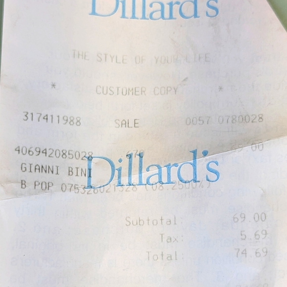 Gianni Bini Black Leather Chili Slingback Peep-toe Heels in Box size 9W - Picture 11 of 11